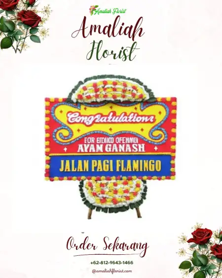 Sewa Papan Bunga Penawangan